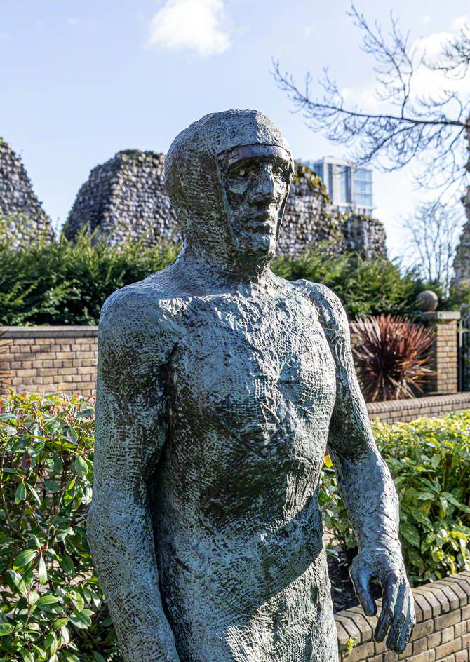 Robed Figure statue by Elisabeth Frink
